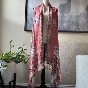 Boho Inspired Thick Stitch Vest